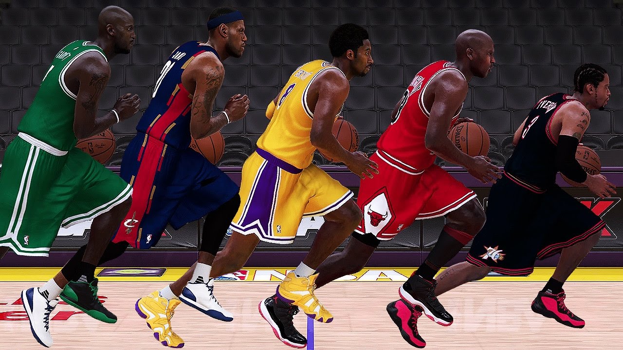 NBA 2K17 Speed Test - All Positions (PG/SG/SF/PF/C) Fastest Historic Players In NBA 2K17
