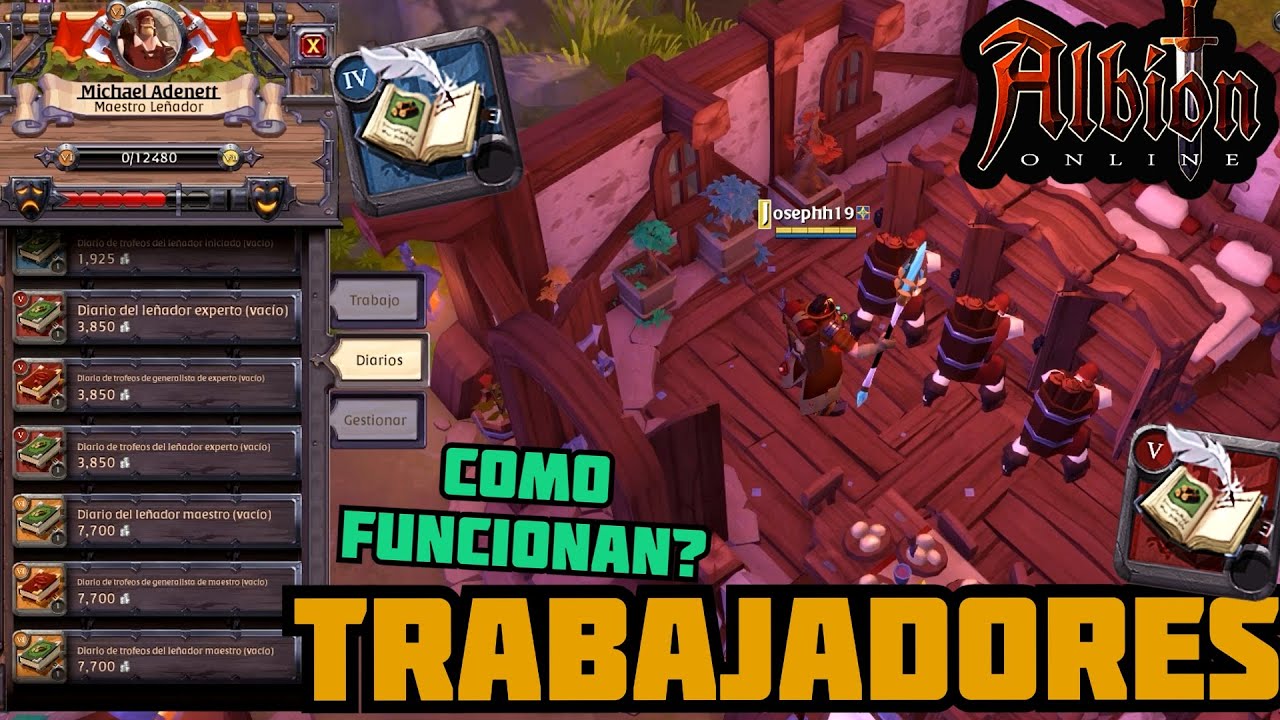¿Cómo Funcionan los Trabajadores? | Albion Online Guía |