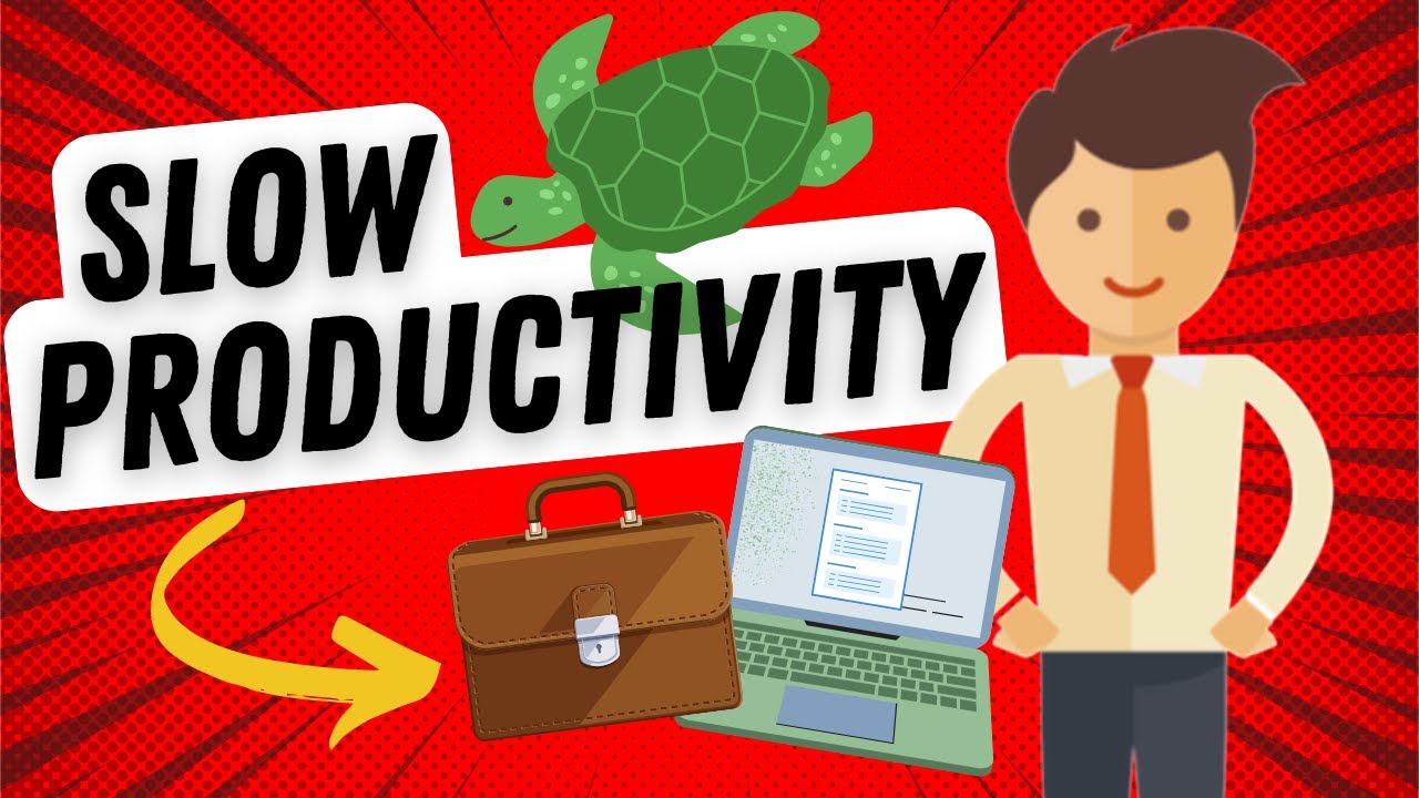 Produktiver werden, ohne dabei auszubrennen (Slow Productivity) 🐢