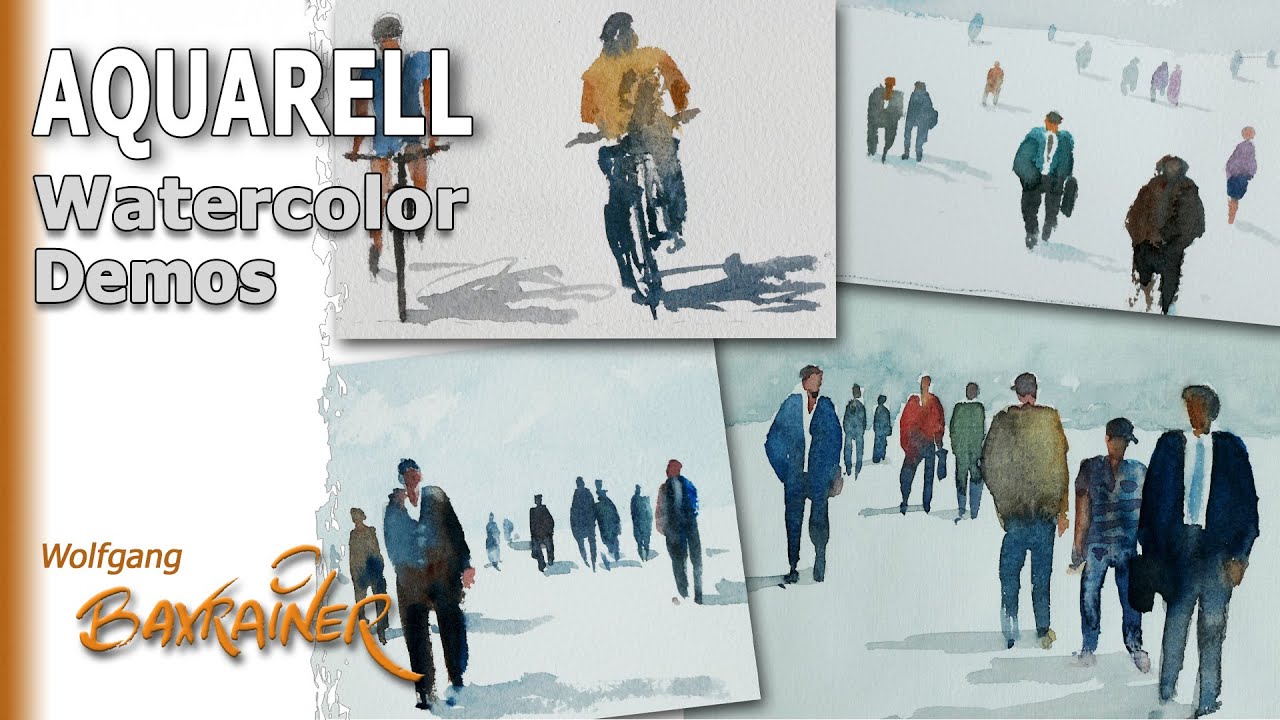 Menschen im Aquarell–Teil 2