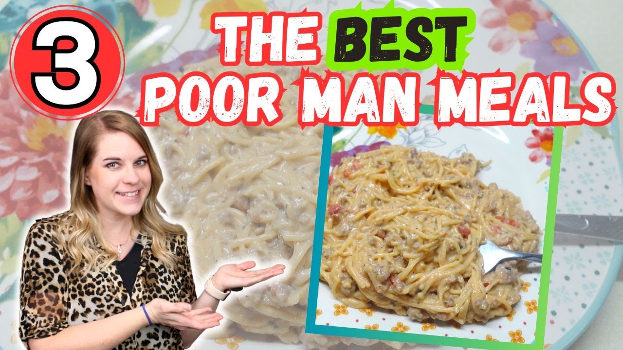 The BEST Poor Man Meals | Great Depression Cooking | EXTREME GROCERY BUDGET