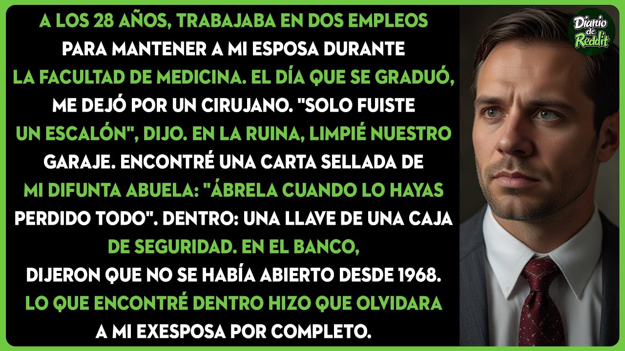 Ella me usó para convertirse en doctora y luego me dejó por un cirujano rico, pero la carta...