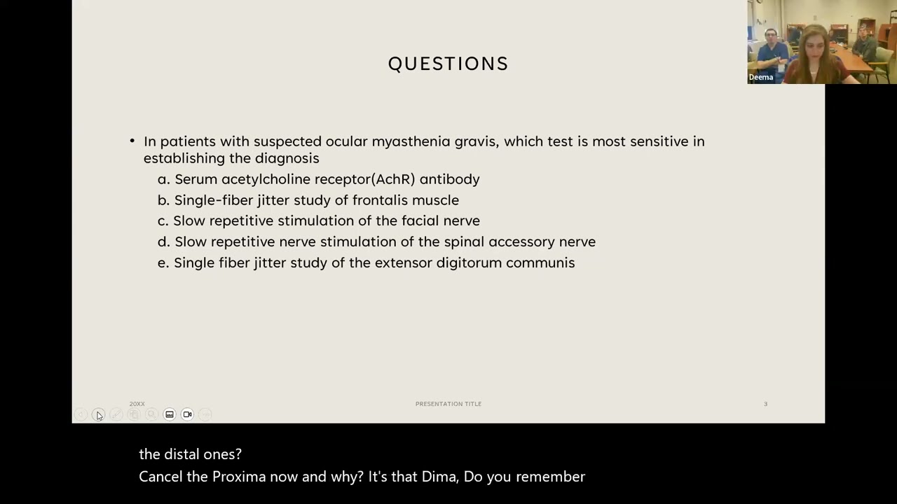 Electrodiagnosis of NM junction disorders Dr  Treidle