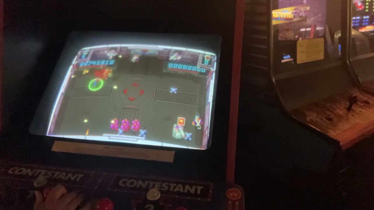 Smash TV 1cc of arena 1 3,695,910 points at Arcade Club Bury