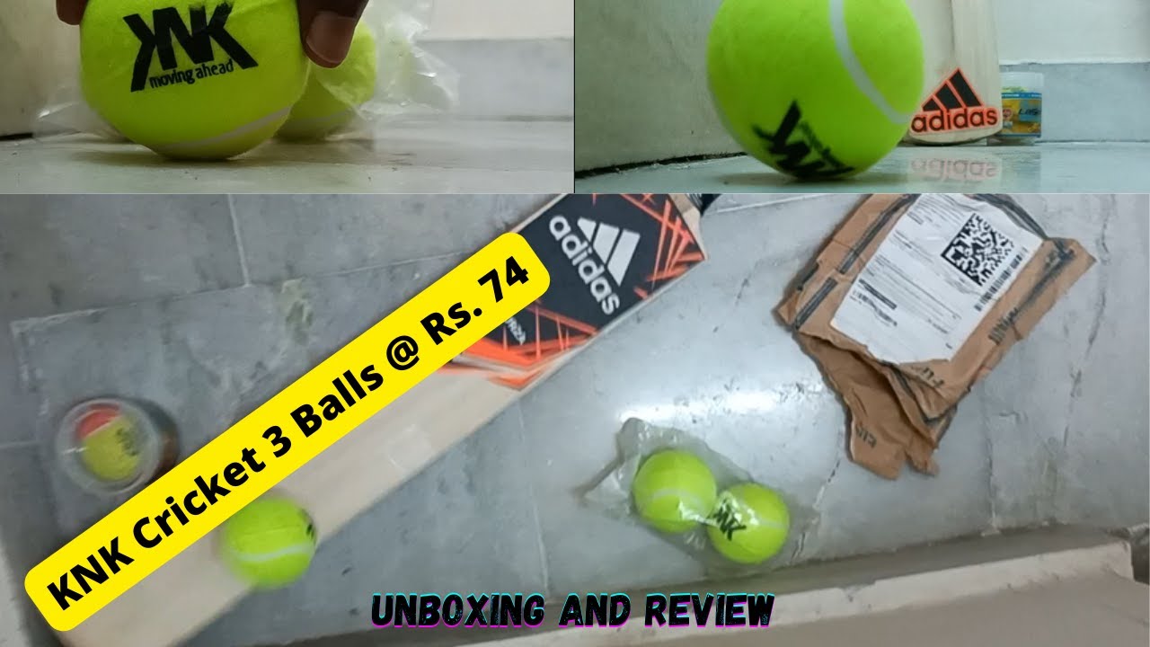 KNK Tennis Cricket Balls Unboxing Video #Cricket #CricketBalls