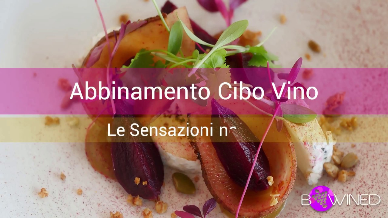 le sensazioni nel vino