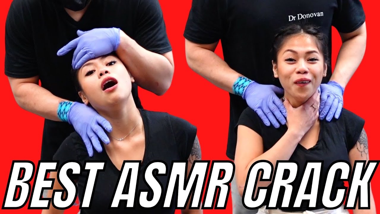 ASMR NECK CRACK & REACTION COMPILATION