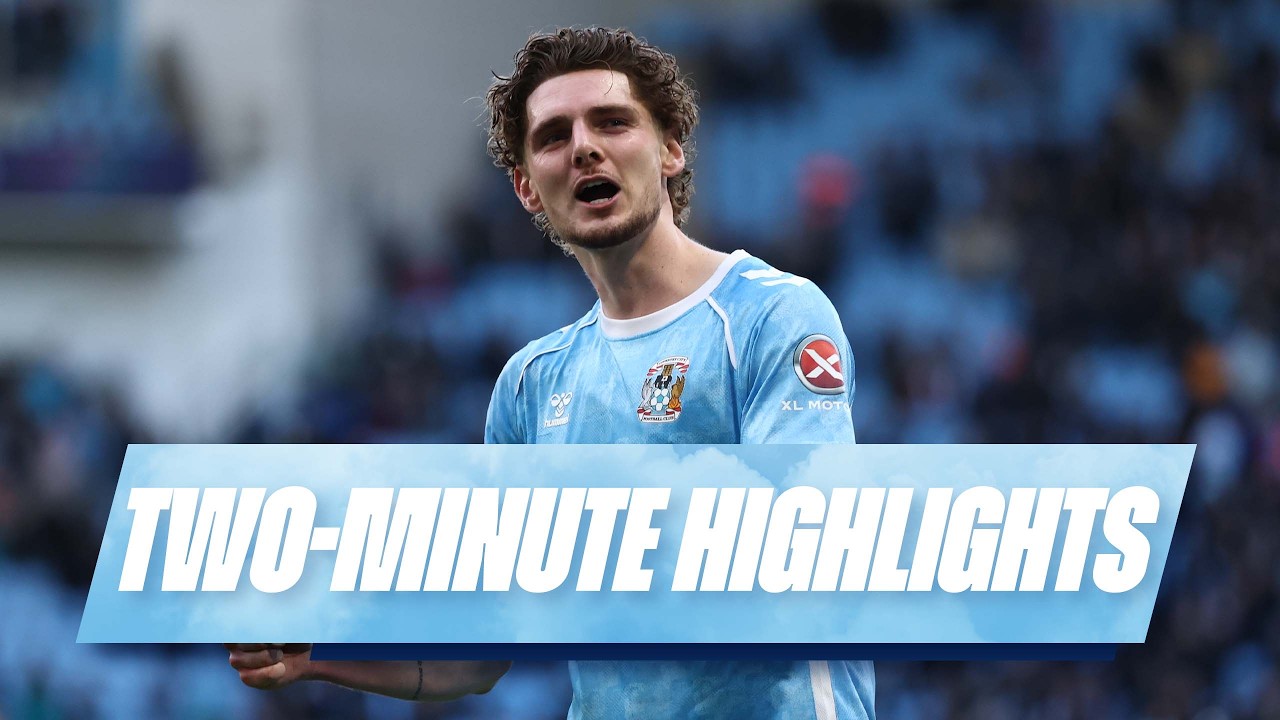 TWO-MINUTE HIGHLIGHTS ▶️ | Coventry City v Stoke City | Sky Bet Championship 2025/26