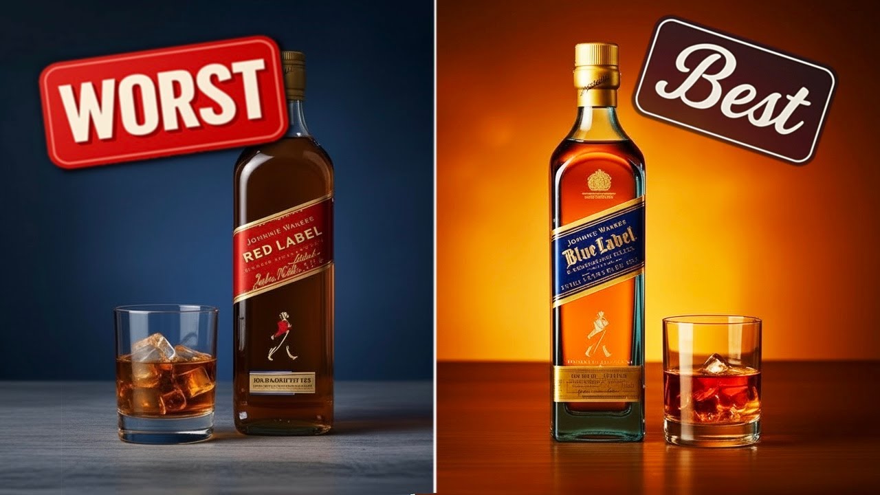 10 JOHNNIE WALKER Whiskeys RANKED Worst To Best!