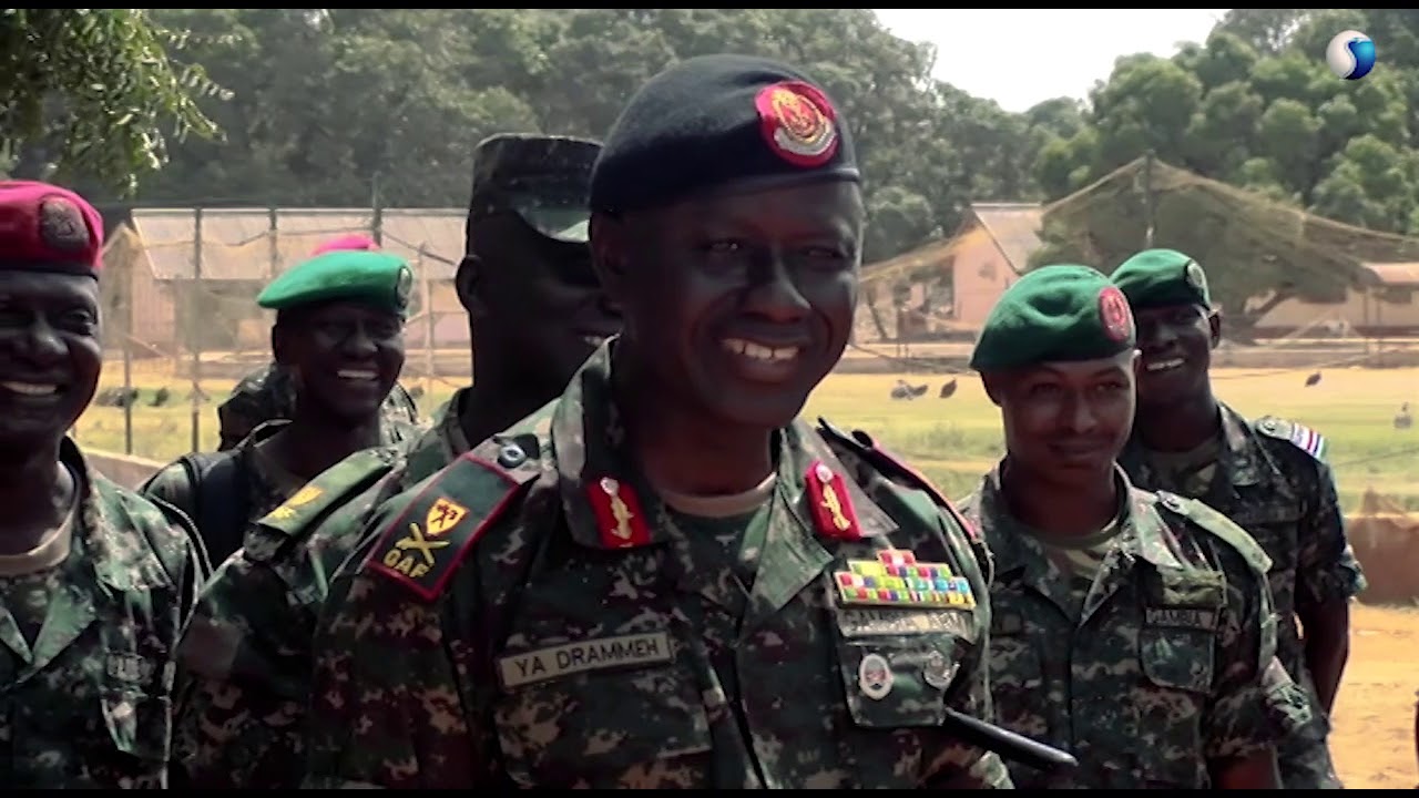 Display of Light Machine Guns | ''Disloyalty Is An Act Of Treason'' - CDS Drammeh Of GAF 🇬🇲