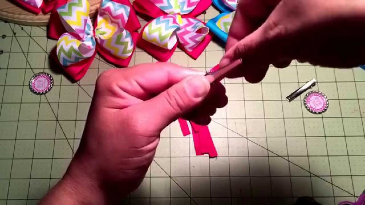 Como forrar un broche o pinza para el pelo !!