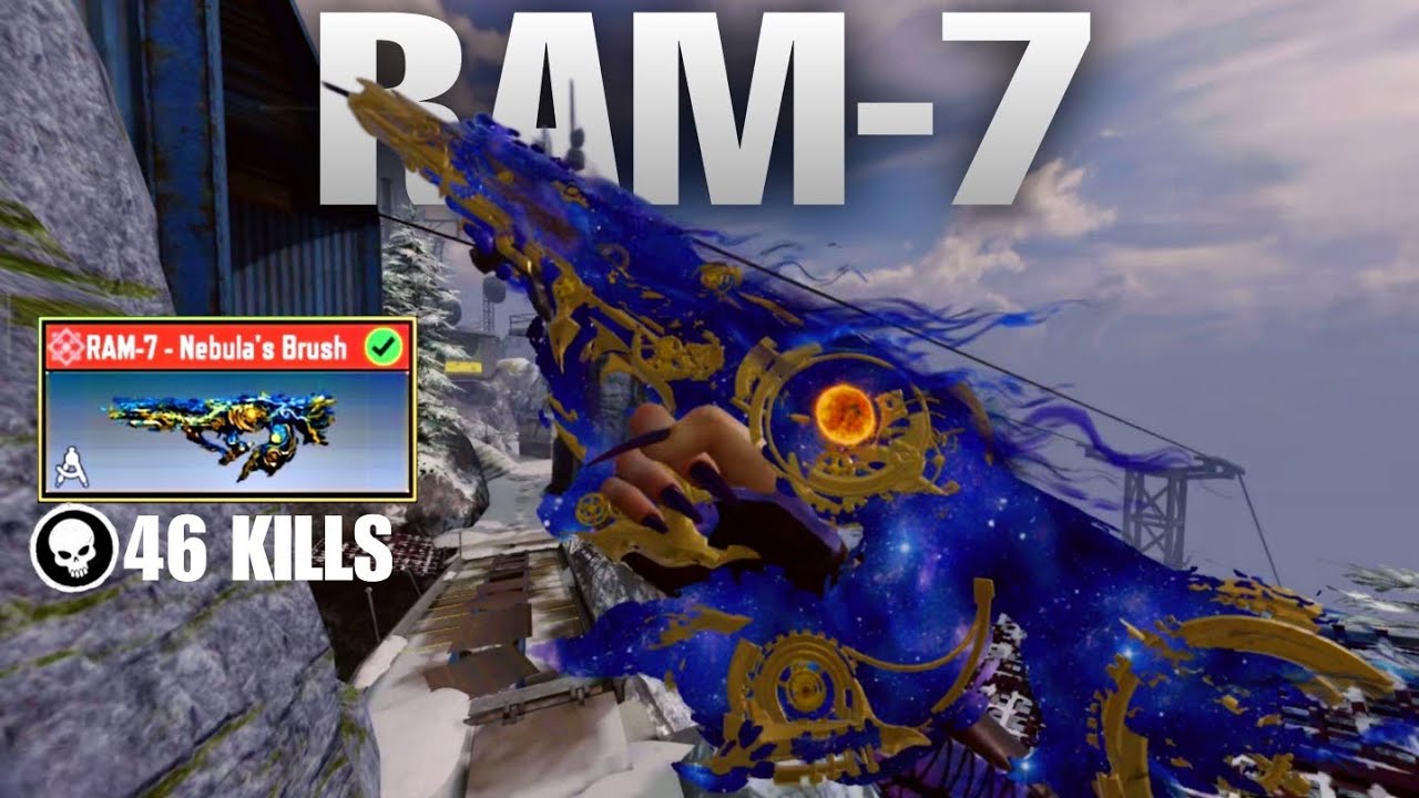 46 kills y remontada con la MEJOR CLASE de la RAM-7 | COD Mobile