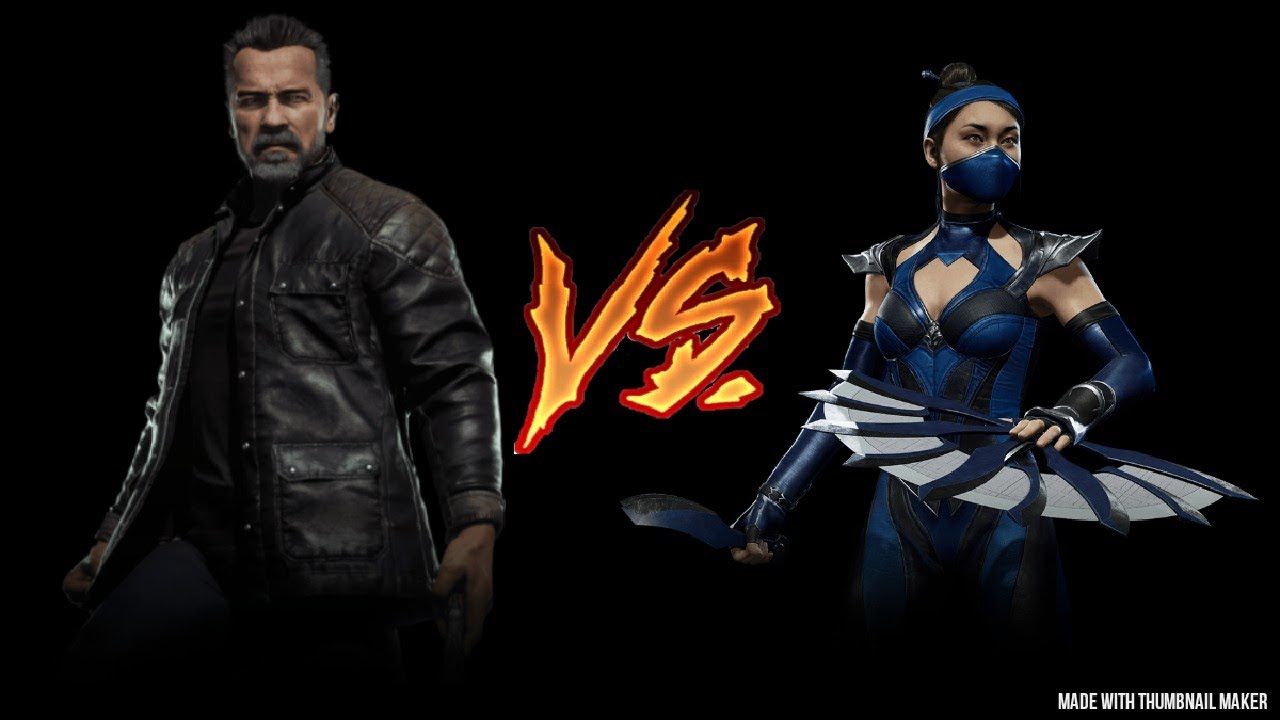 MORTAL KOMBAT 11 THE TERMINATOR VS KITANA (HARD)