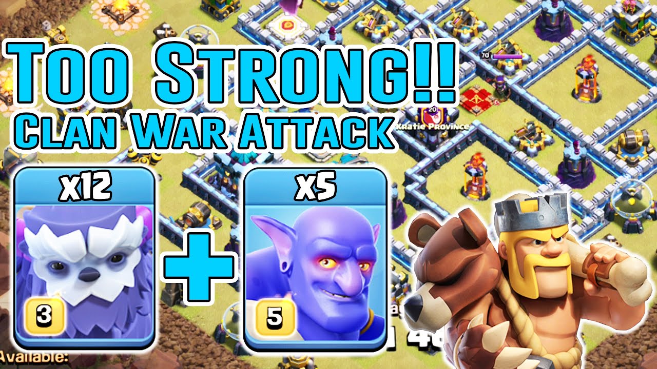TOO STRONG!! NEW TH13 ATTACK 2020 - 12 YETI+5 BOWLERS SMASH WAR BASE 3-STAR ( Clash of Clans )