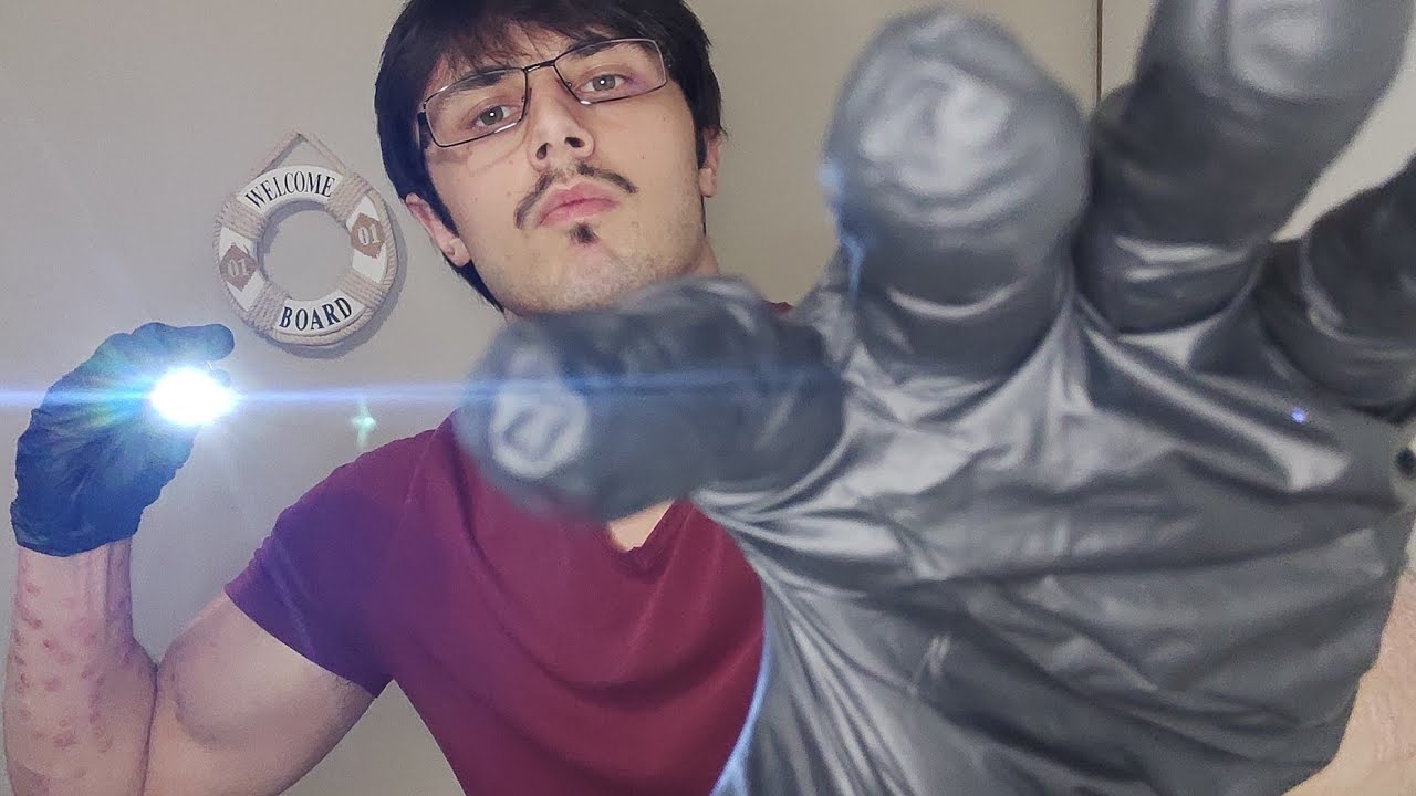 ASMR Medical Examination With Lots Of Face Touching