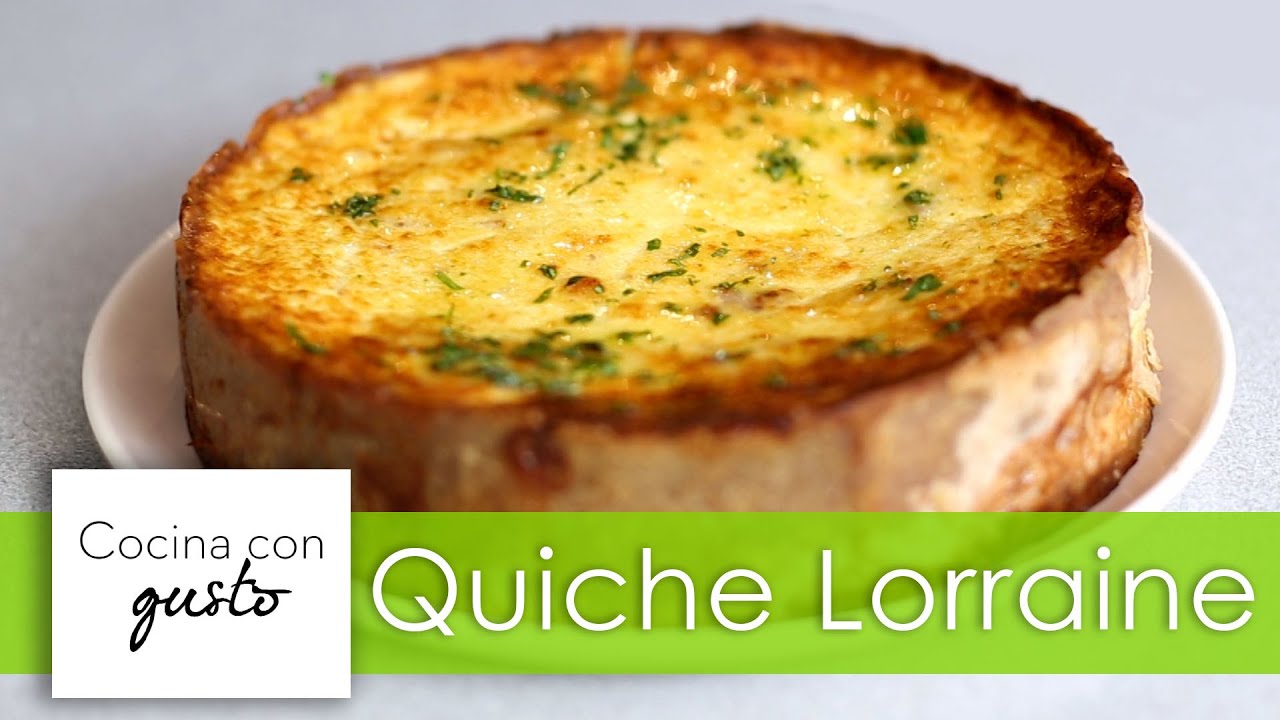 Receta de Quiche Lorraine por Mario Sandoval