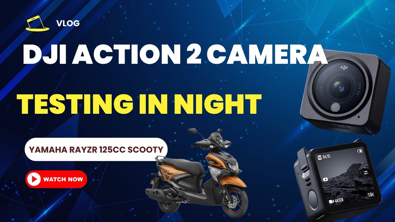 Dji action 2 Night camera quality with vlog