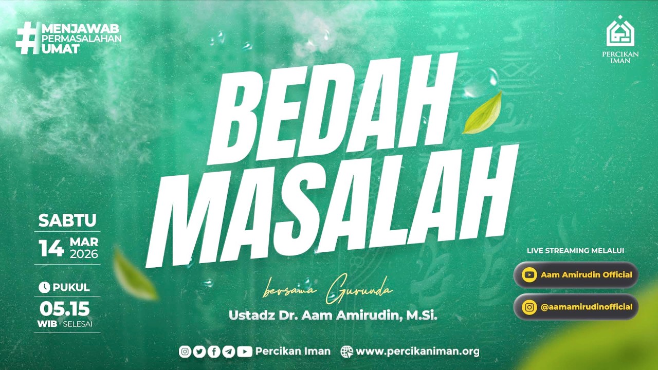[LIVE] Bedah Masalah I Sabtu, 14 Maret 2026
