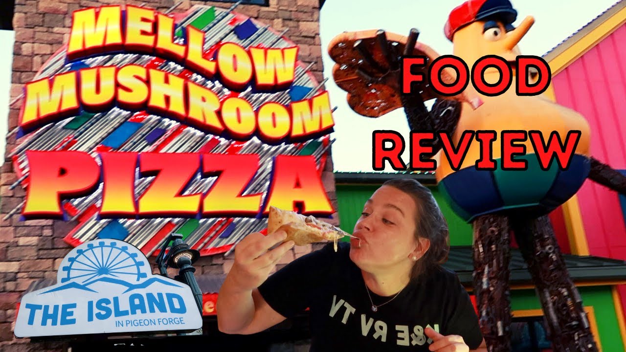 MELLOW MUSHROOM FOOD REVIEW AT THE ISLAND IN PIGEON FORGE TENNESSEE. GOOD QUICK SERVICE OPTION!