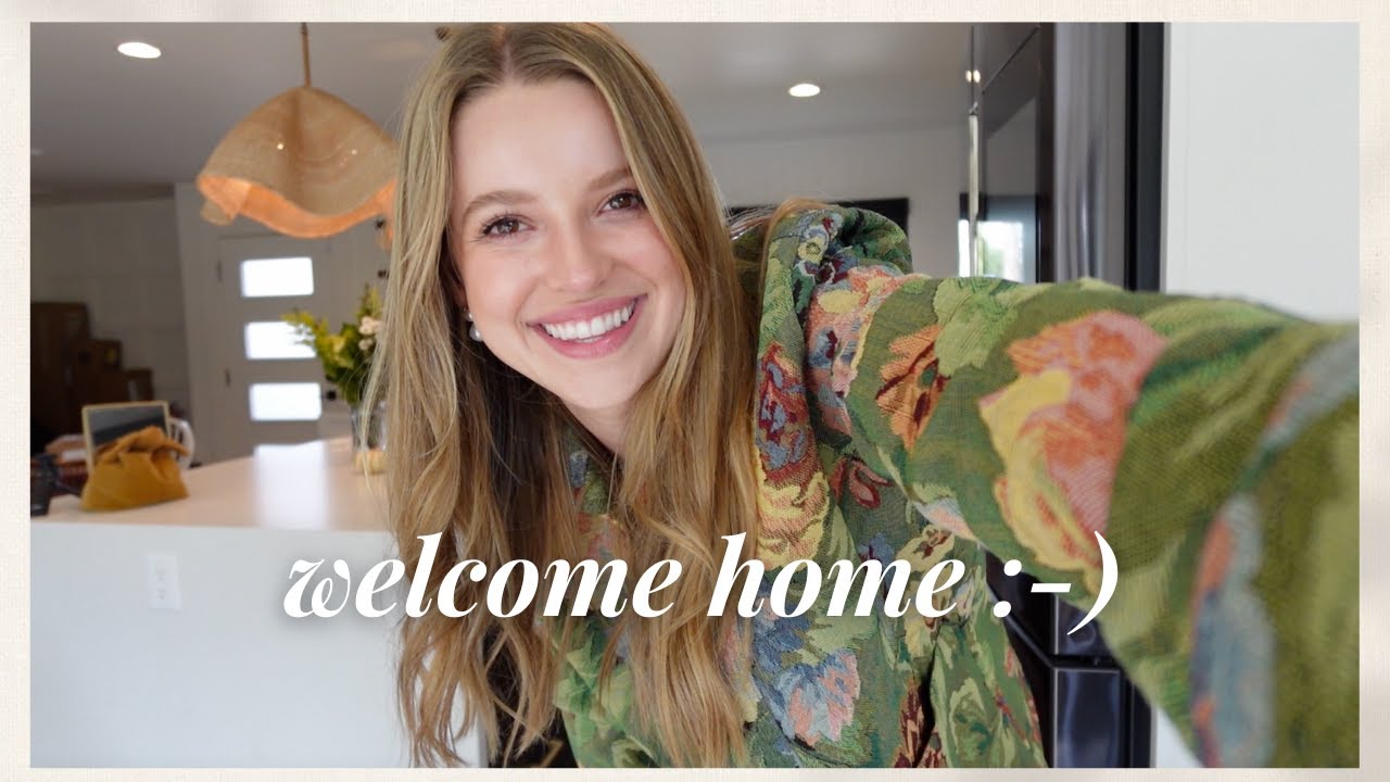 VLOG: we made it home :-) first days in the house, projects + packages!