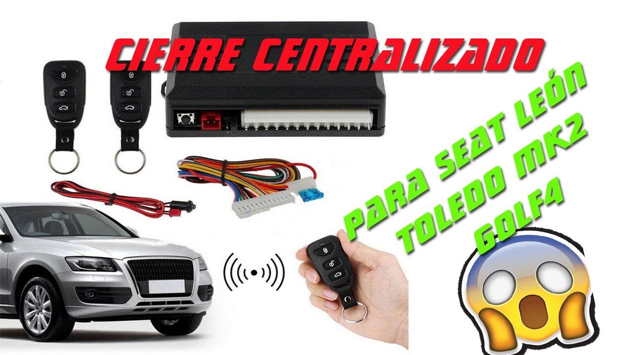 Kit cierre centralizado universal, hacemos instalación a Seat Toledo MK2