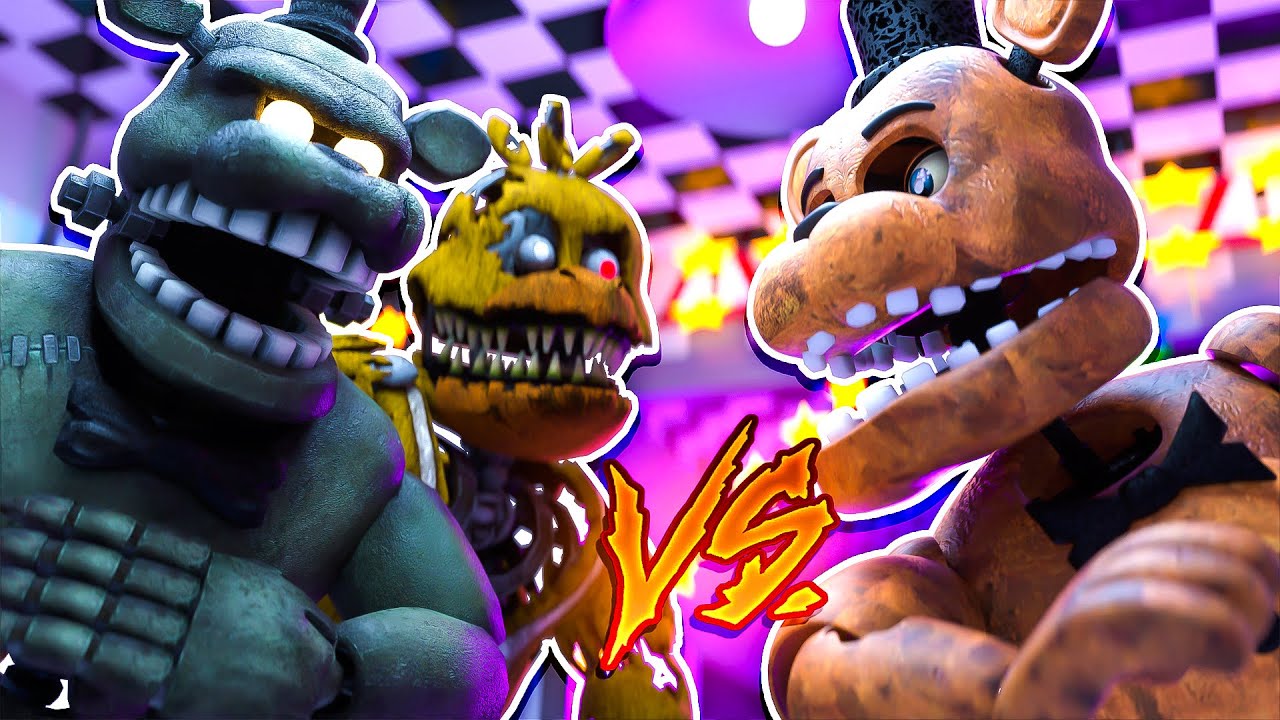 Withered Freddy vs Dreadbear vs Nightmare Chica FNAF | Minecraft Five Nights at Freddy’s Roleplay