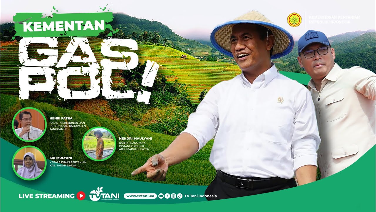 #164 Kementan GASPOL - OPLAH di Kab. Tanah Datar, Kab. Limapuluh Kota & Hilirisasi Kelapa di Lampung