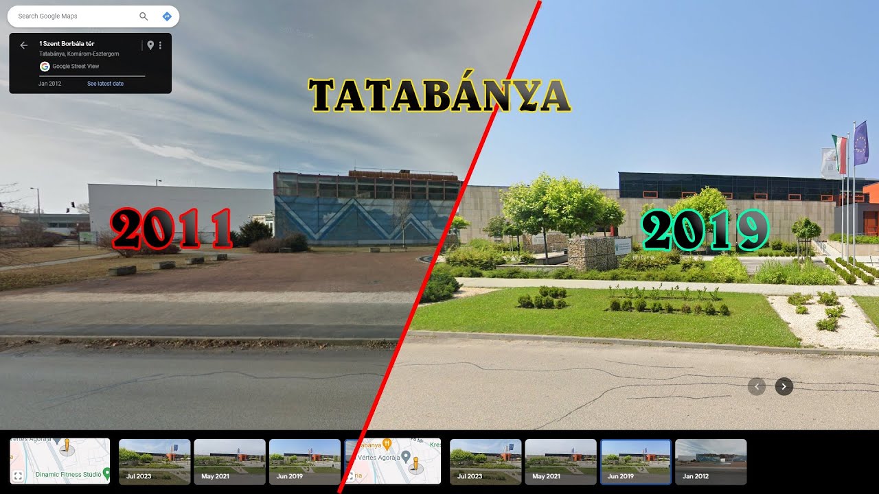 Így változott Tatabánya (2011 vs. 2023)