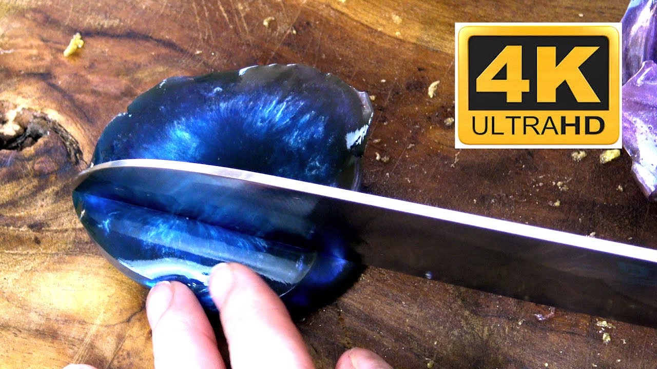 ASMR ✨ Slicing & Playing with Lush Shower Jelly ✨ 4K ULTRA HD