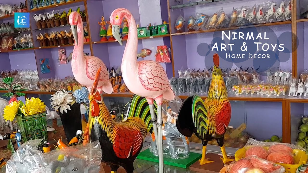 Beautiful Home Decor Items at Nirmal wooden Handcrafts in Telngana #HomeDecorItems #NirmalToys