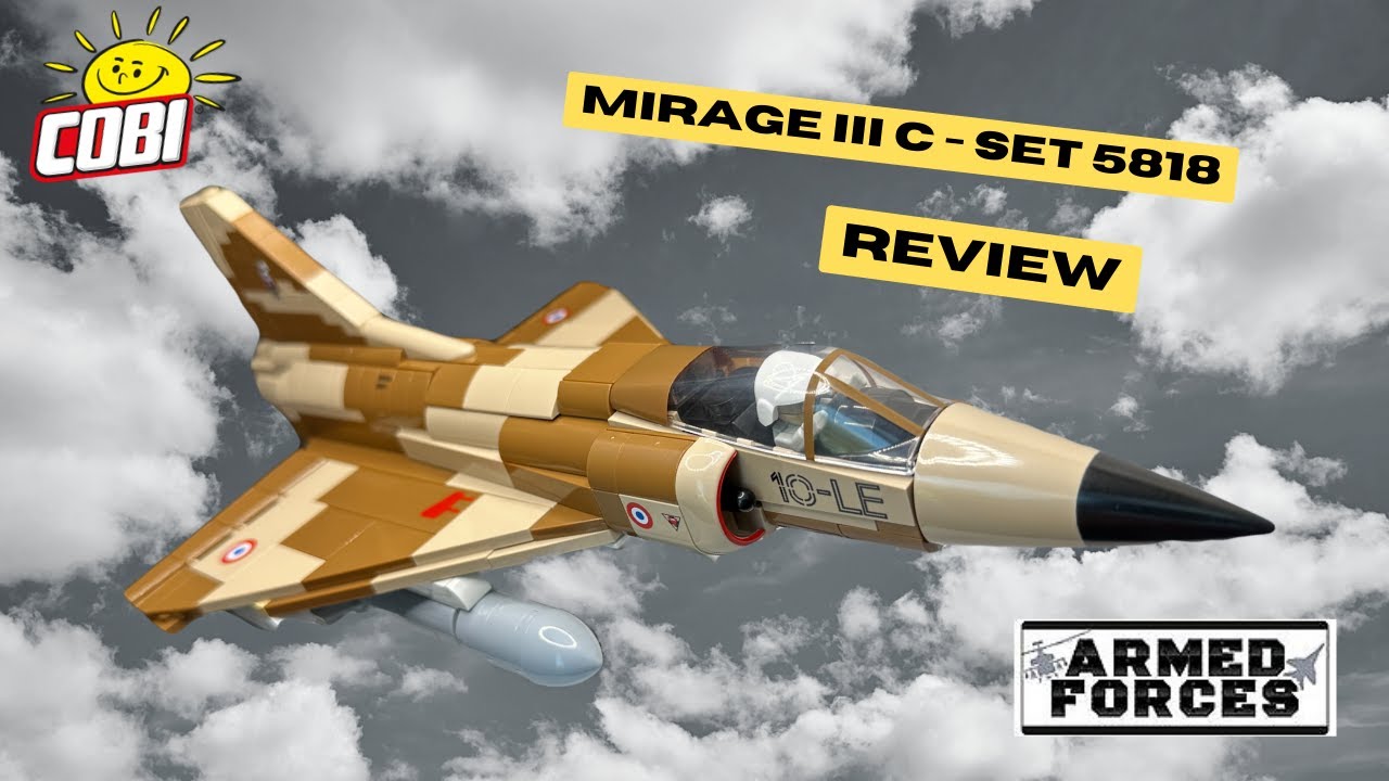 Mirage IIIC - Cobi 5818 - Review #cobi #mirage #fighterjet