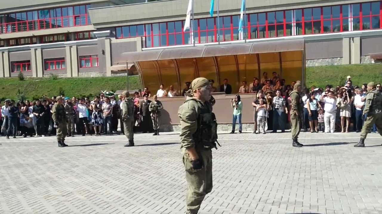 Выступление ВДВ Казахстана, лицей 