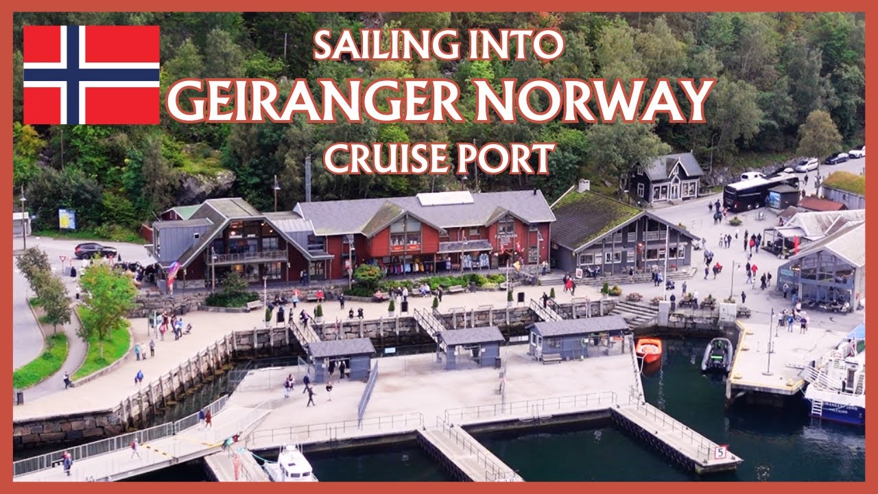 🛳️⚓Sailing into GEIRANGER NORWAY a stunning Cruise Port on the Geirangerfjord– Anthem of the Seas⚓🛳️