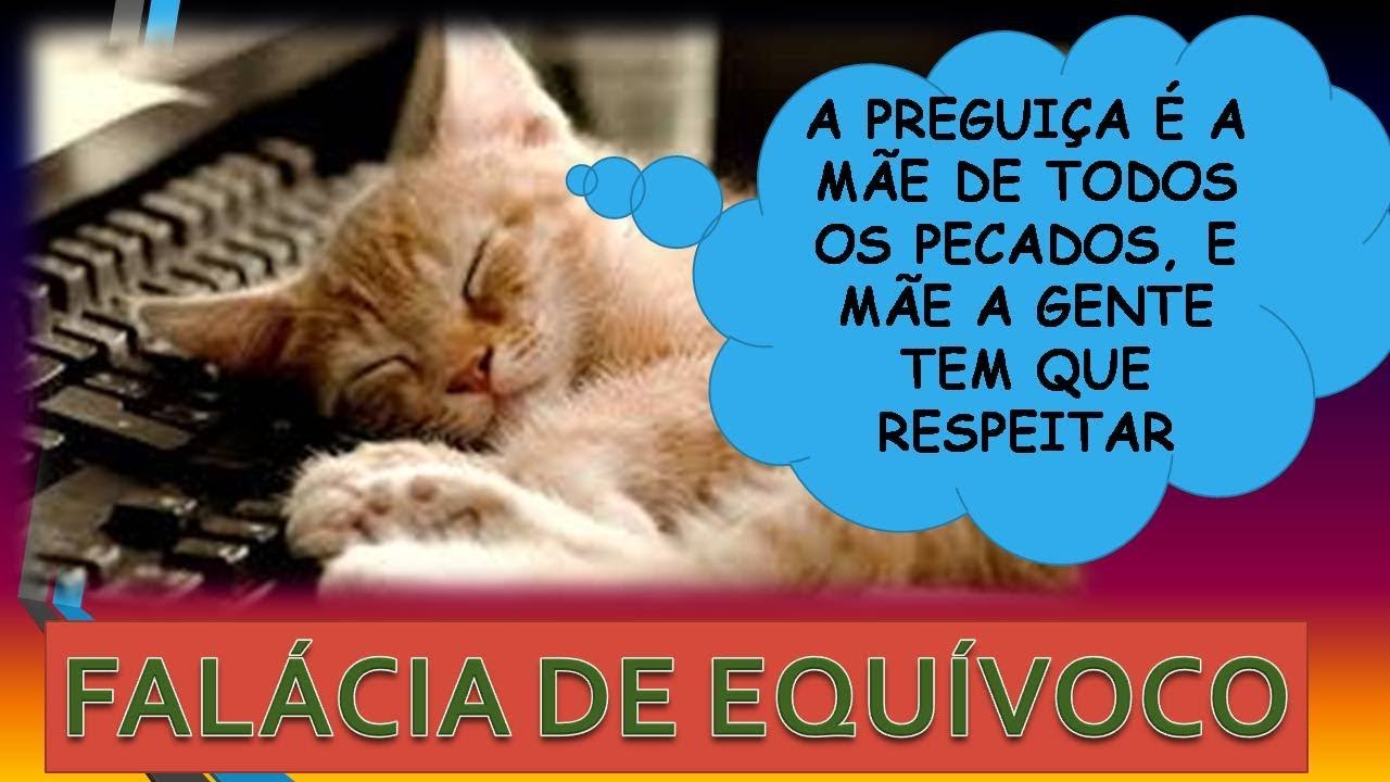 FALÁCIA DE AMBIGUIDADE (EQUÍVOCO) | PROFESSOR CRISTIANO