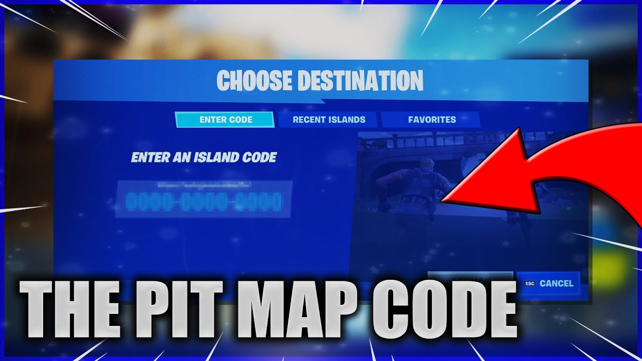 How to Play THE PIT in FORTNITE! Fortnite (THE PIT Map CODE)