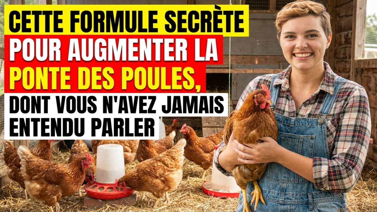 Cette formule secrète pour augmenter la ponte des poules, dont vous n'avez jamais entendu parler
