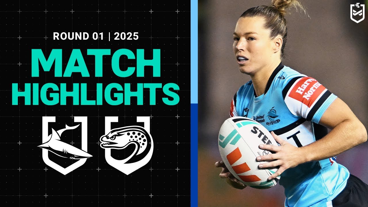 2025 NRLW Match Highlights | Sharks v Eels | Round 1