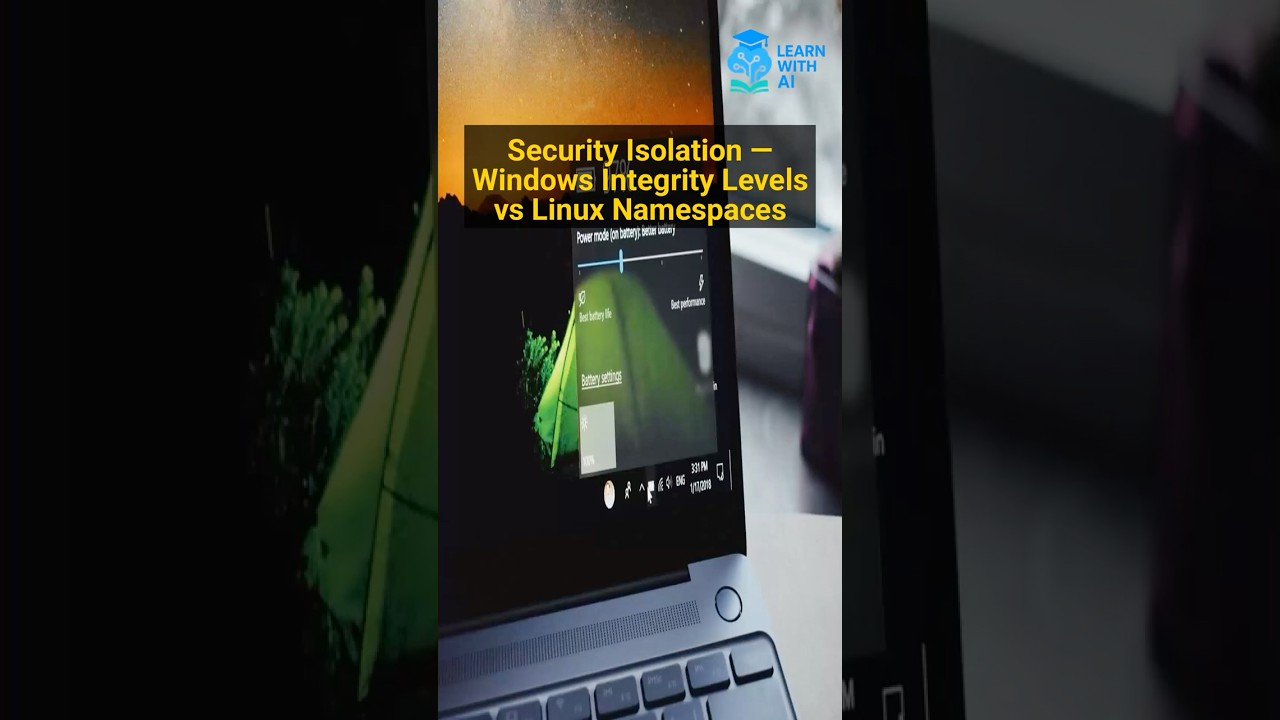 Security Isolation — Windows Integrity Levels vs Linux Namespaces