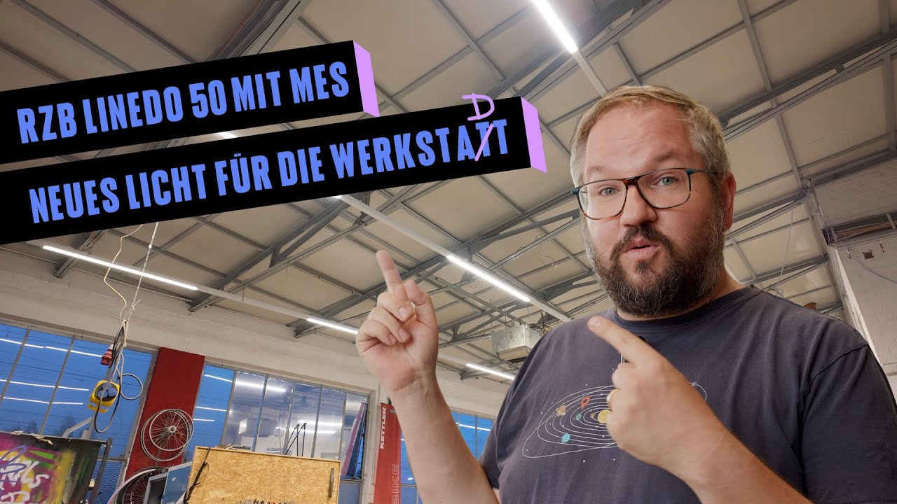 Dieses Lichtbandsystem ist der Gamechanger - RZB Linedo 50 mit MES - MultiLumen Easy Select
