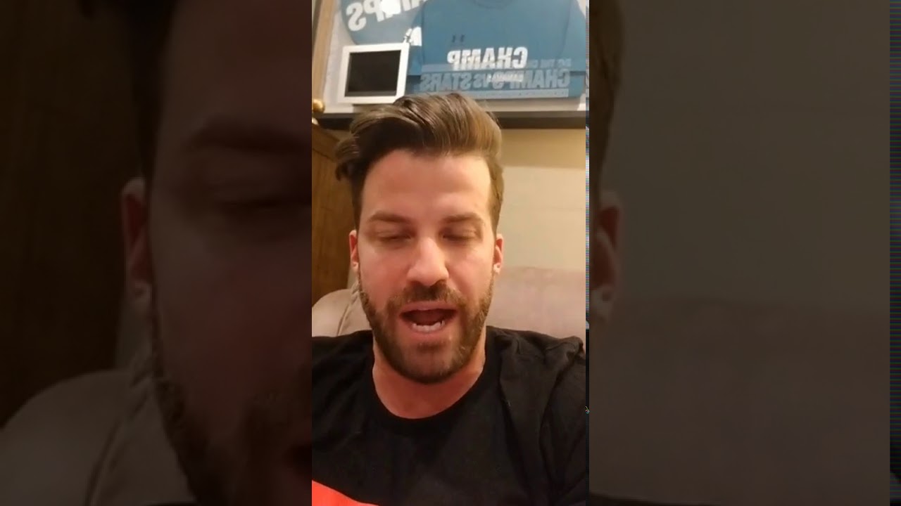 MTV The Challenge Vendettas Bananas IG Live talking about the show on Feb 6, 2018.