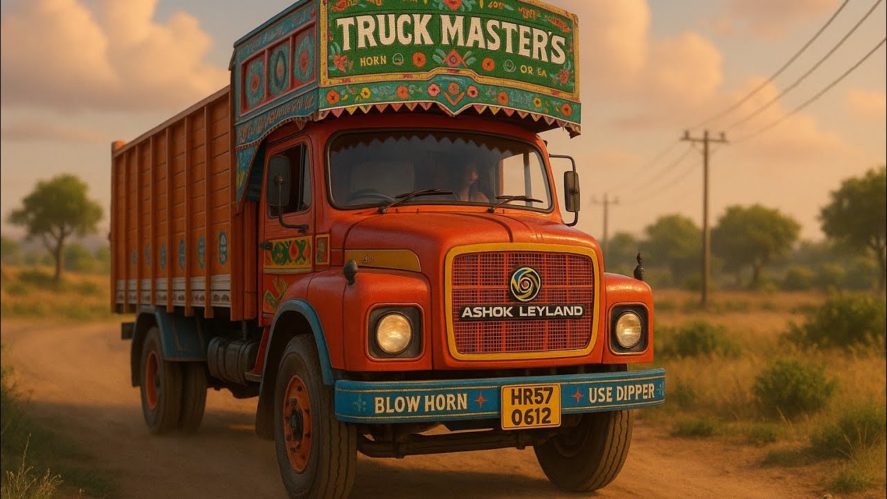 Ashok Leyland 1920 trip from Kullu to Bilaspur with 7.5T Cabel Drum 375km #truck#driving#simulator