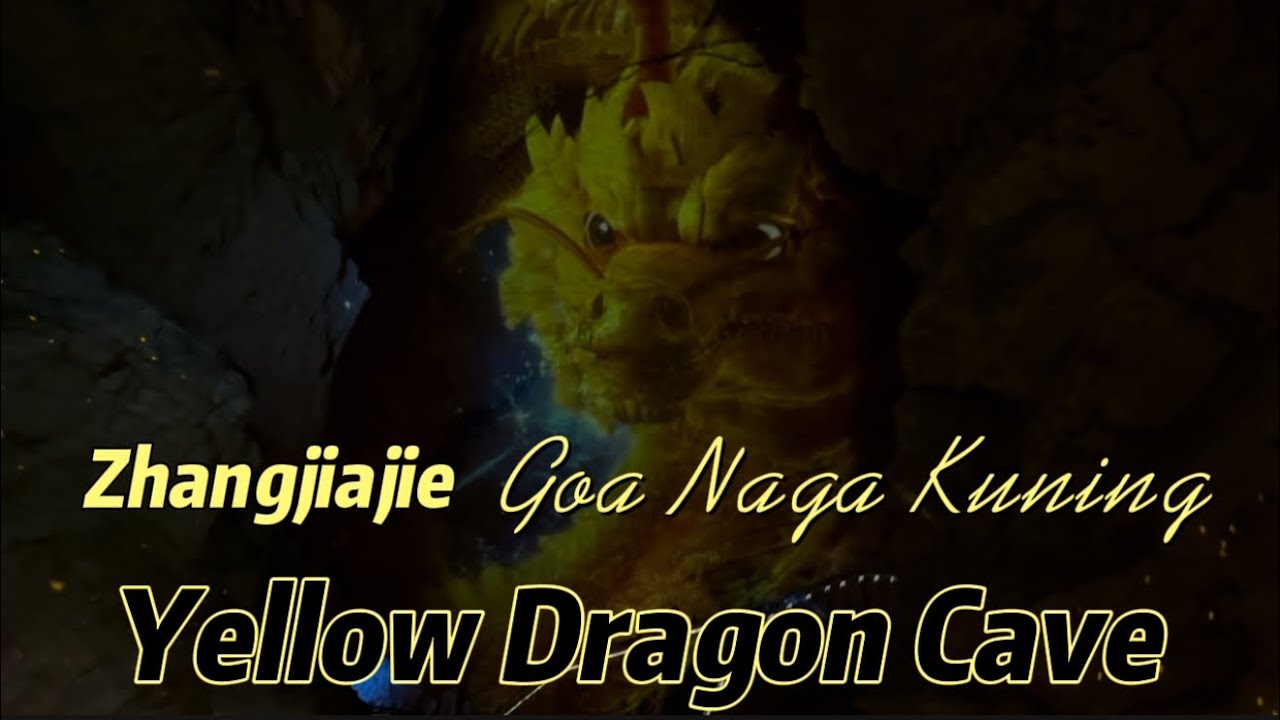 Goa terbesar di china dan terpanjang di asia Yellow Dragon Cave