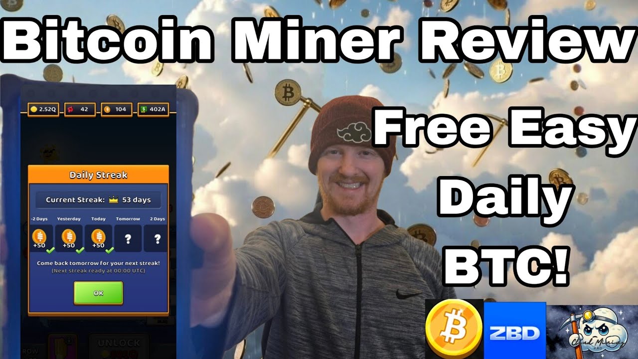 Get Easy FREE BTC With Bitcoin Miner + Withdrawal To ZBD Wallet
