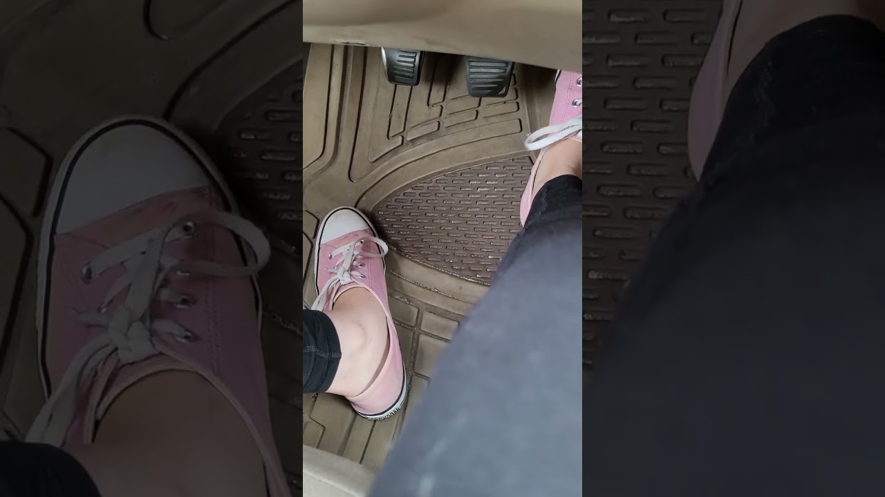 Pink Converse No Socks Stickshift