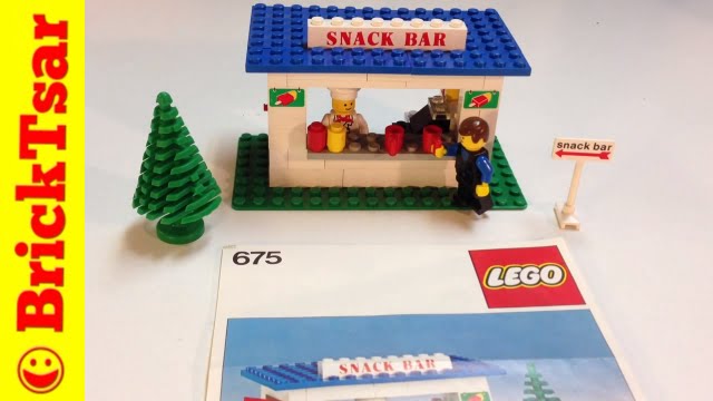 LEGO set 675 Snack Bar from 1979 Vintage Classic Town