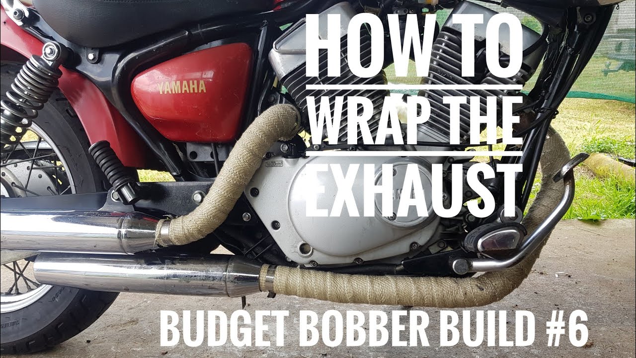 Budget Bobber Build #6 | How to Install Exhaust Wrap on a Yamaha Virago XV250