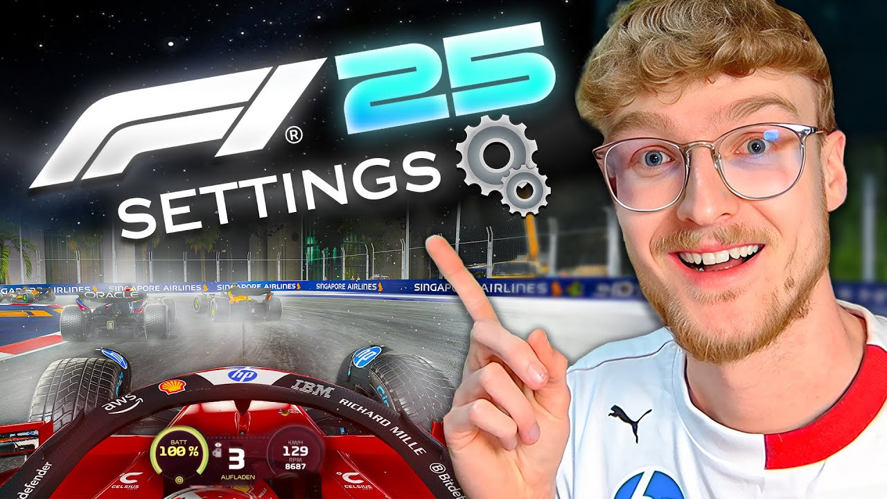 Die BESTEN F1 25 SETTINGS zum REIN STARTEN - Kamera, Grafik, HUD & Sounds | CutterLukas