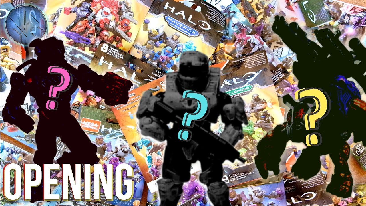РЕДКИЙ Halo Mega Bloks Blind Bag Opening Pt.4! ПОЖЕЛАЙТЕ МНЕ УДАЧИ!