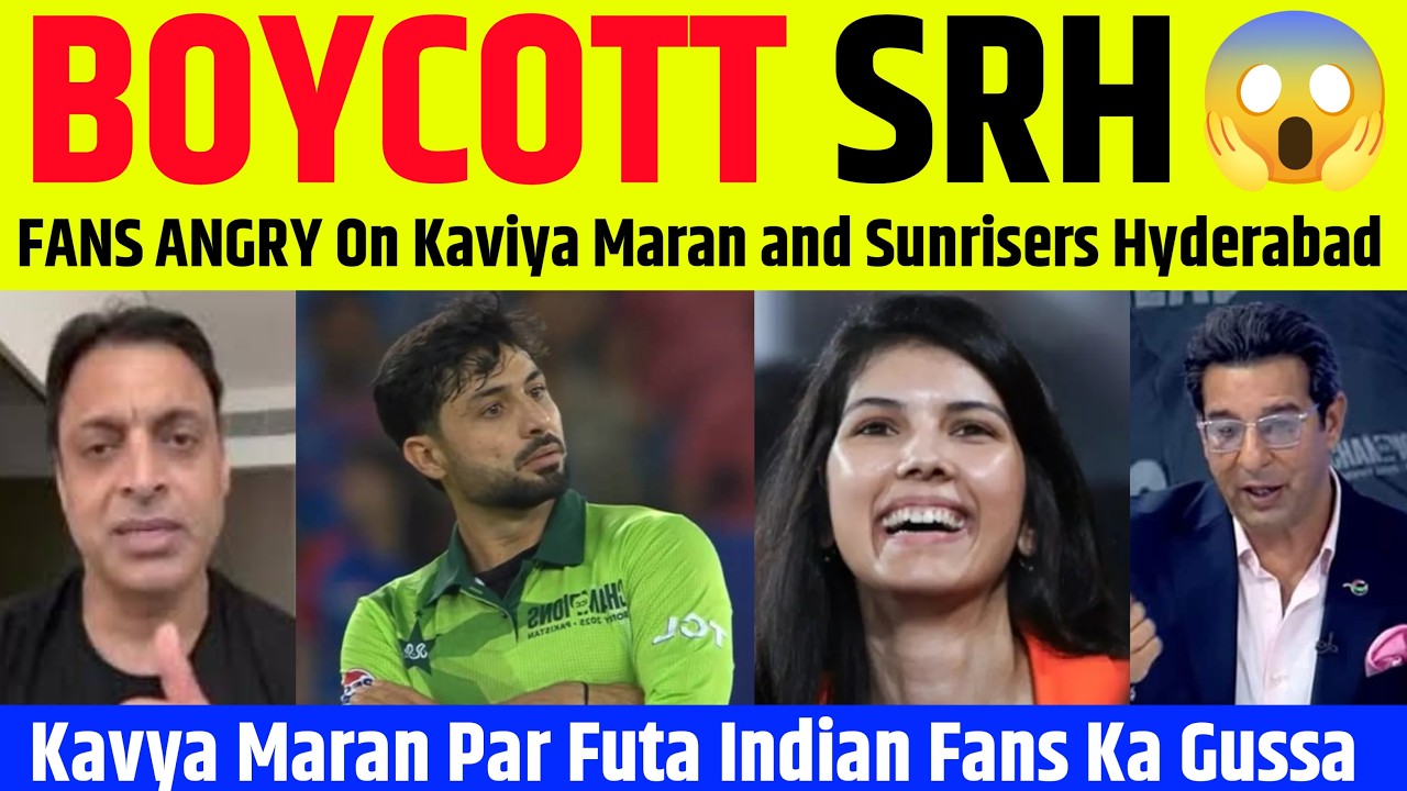 🔴Pak Media Crying Indian Fans Boycott Srh In IPL For Kaviya Maran Buy Abrar Ahmed In The Hundred