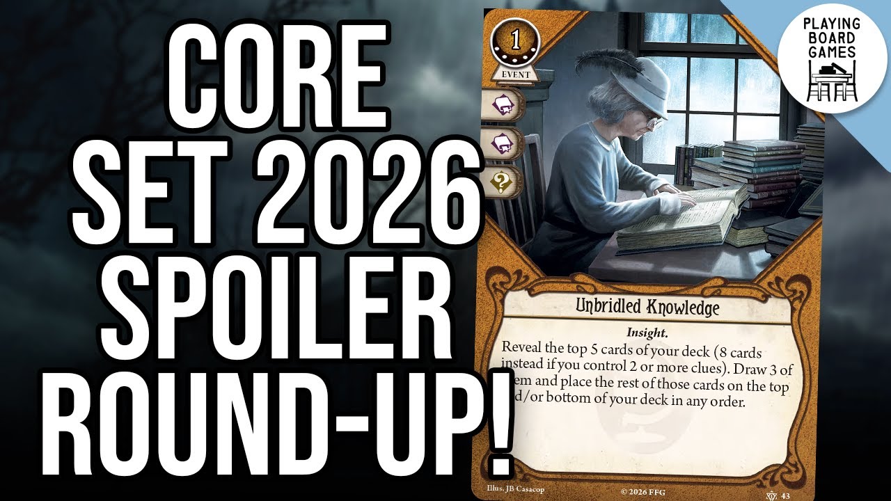 There's a new Joe Diamond and more!! (Arkham Core Set 2026 Spoiler Round-Up 2)